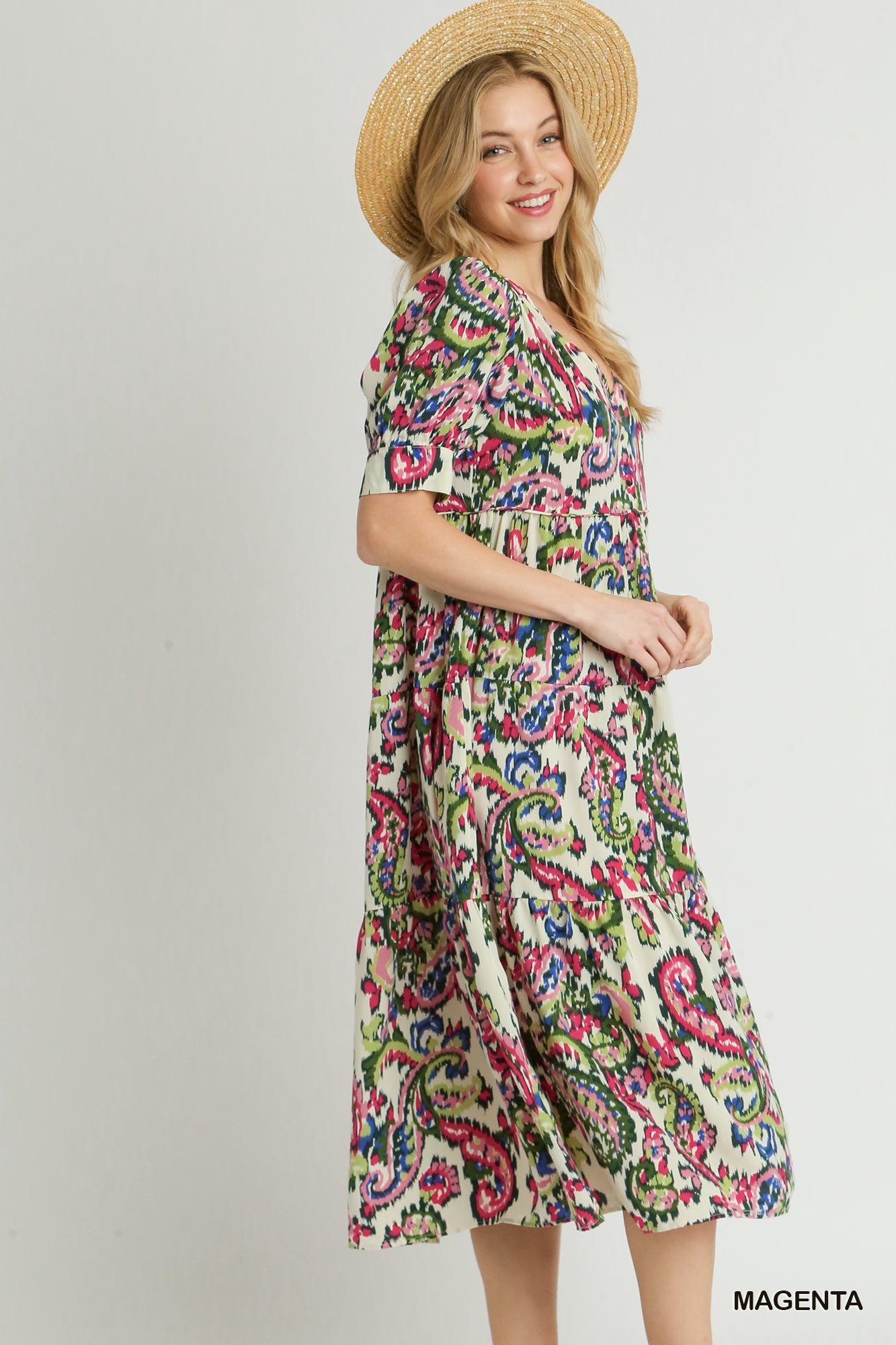 Wildest Dreams Paisley Midi Dress