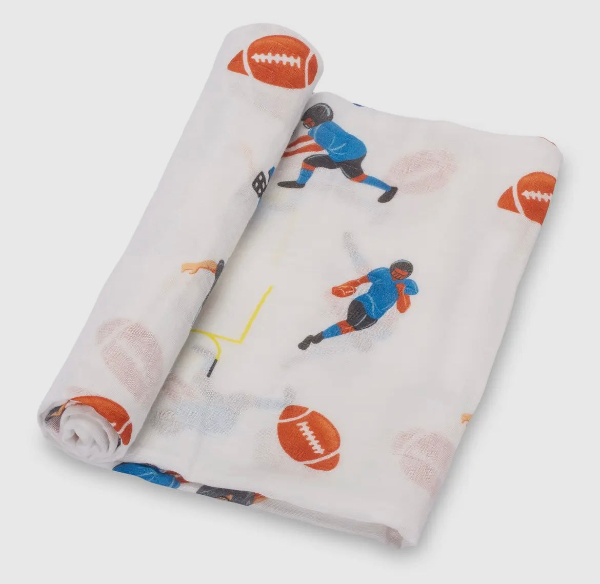Football Swaddle Blanket