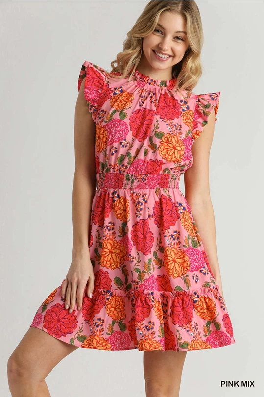 Daring Daisies Pink Dress