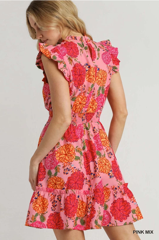 Daring Daisies Pink Dress