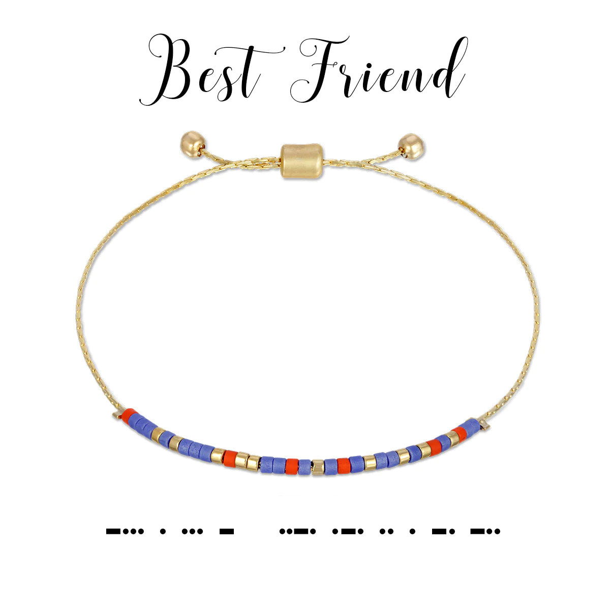 Best Friend Dot & Dash Bracelet