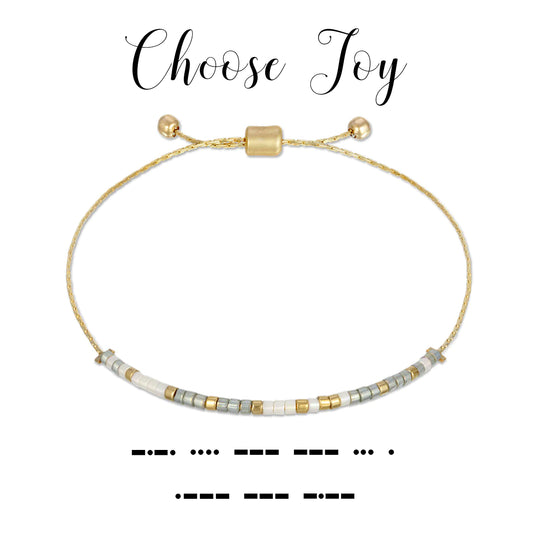Choose Joy Dot & Dash Bracelet