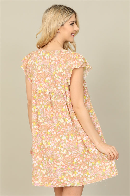 Sun Is Smiling Floral Dress