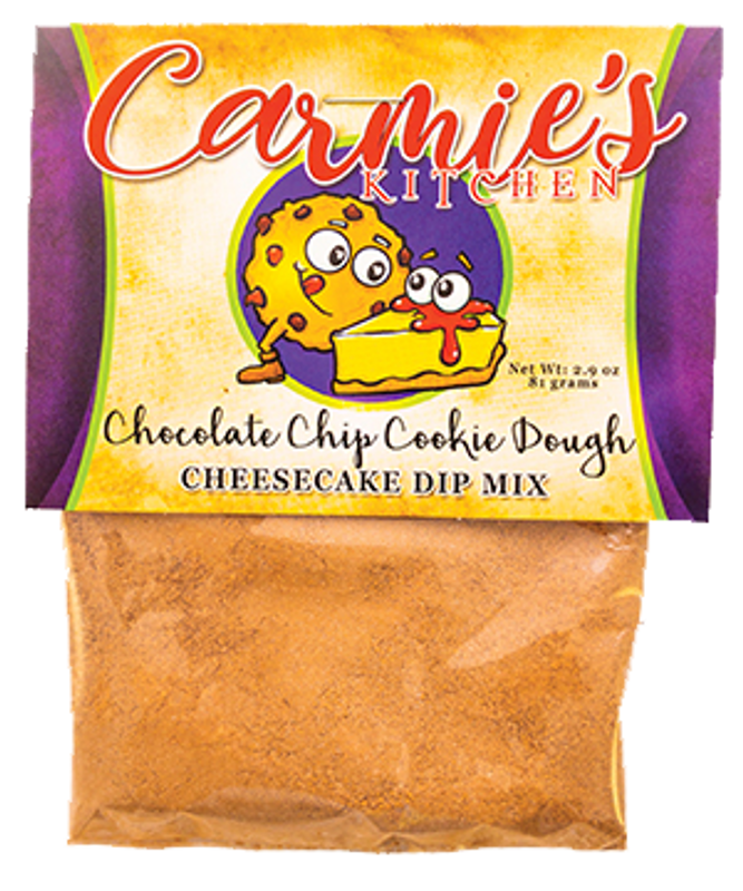 Carmies Chocolate Chip Cookie Dough Cheesecake Dip