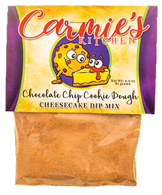 Carmies Chocolate Chip Cookie Dough Cheesecake Dip