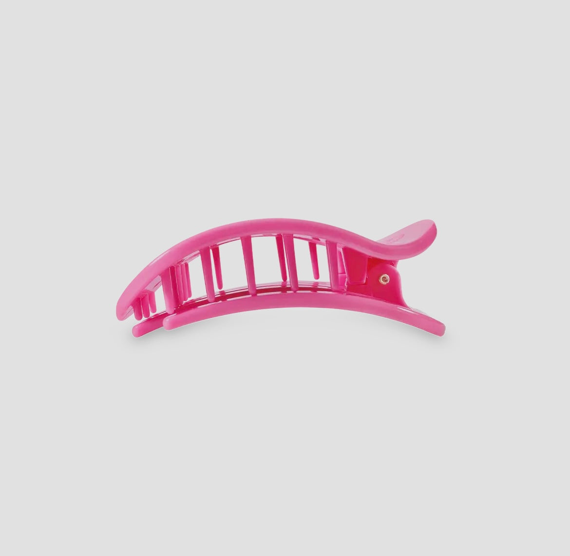 Teleties Small Paradise Pink Round Flat Hair Clip