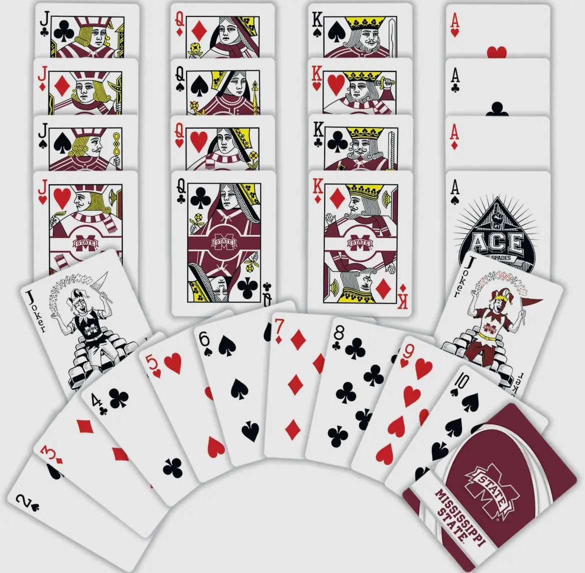 Mississippi State Playing Cards