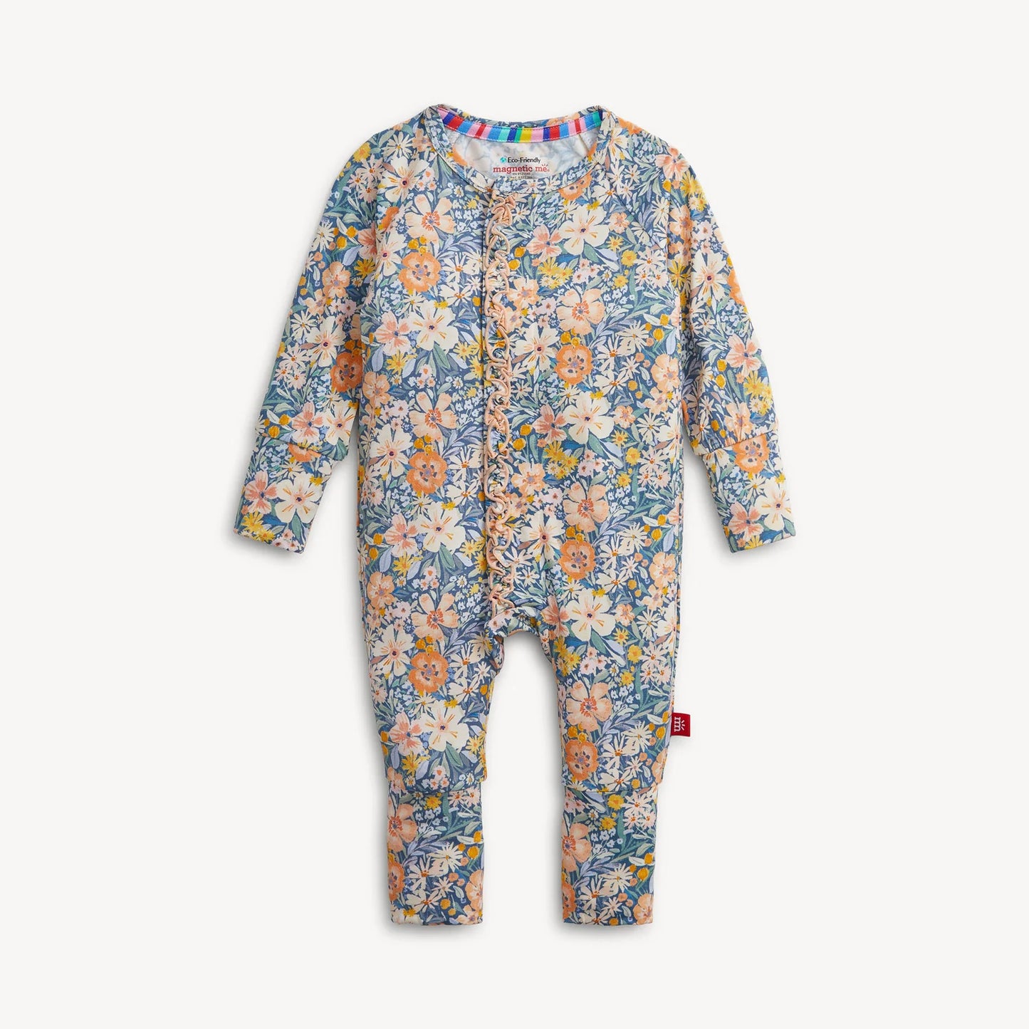 Floral Modal Ruffle Convertible Coverall