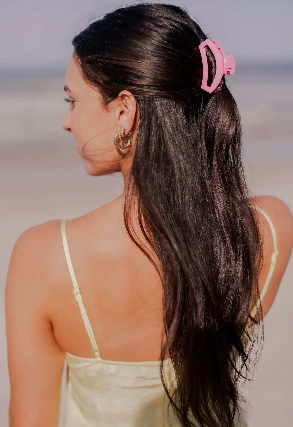 Teleties Small Paradise Pink Open Hair Clip