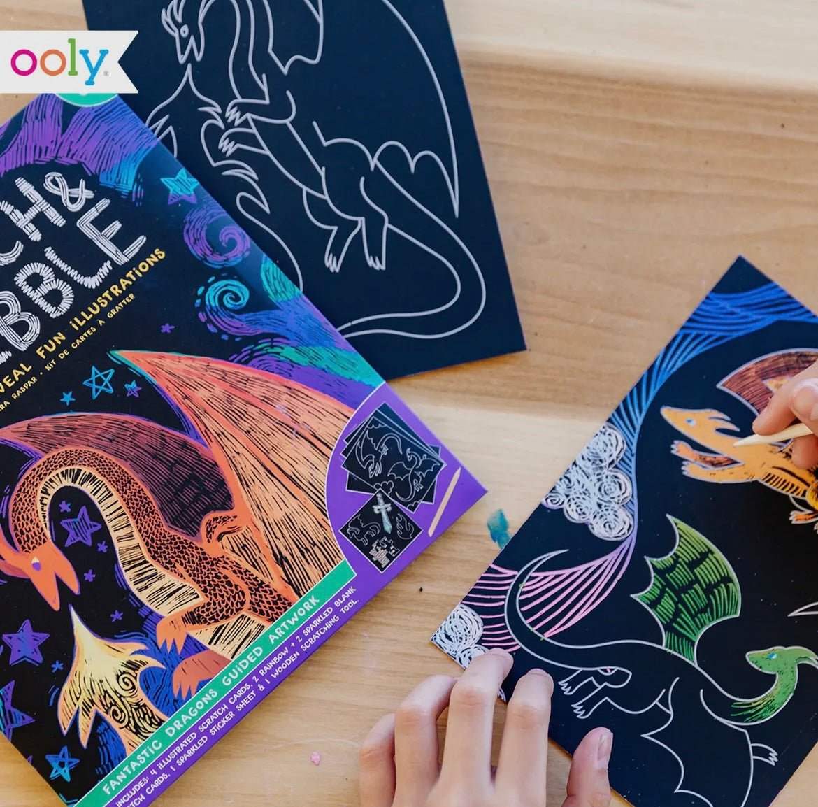 Fantastic Dragons Scratch & Scribble