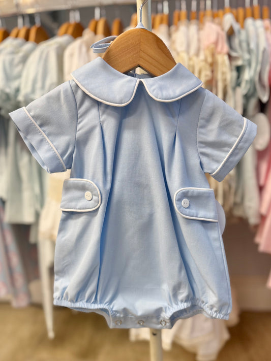 Boy’s Blue Bubble & Bonnet Set