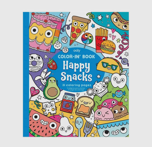 Happy Snacks Coloring Book