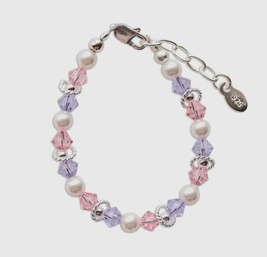 Natalee Sterling Silver Baby Bracelet