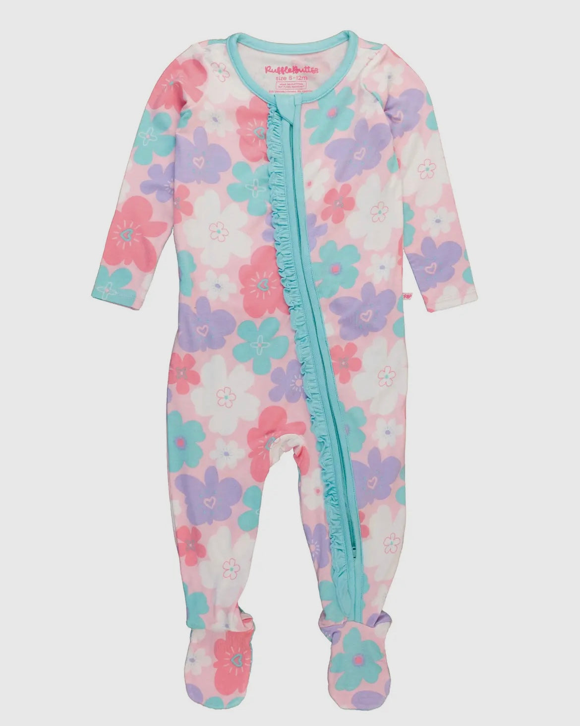 Groovy Garden Footie Pajamas