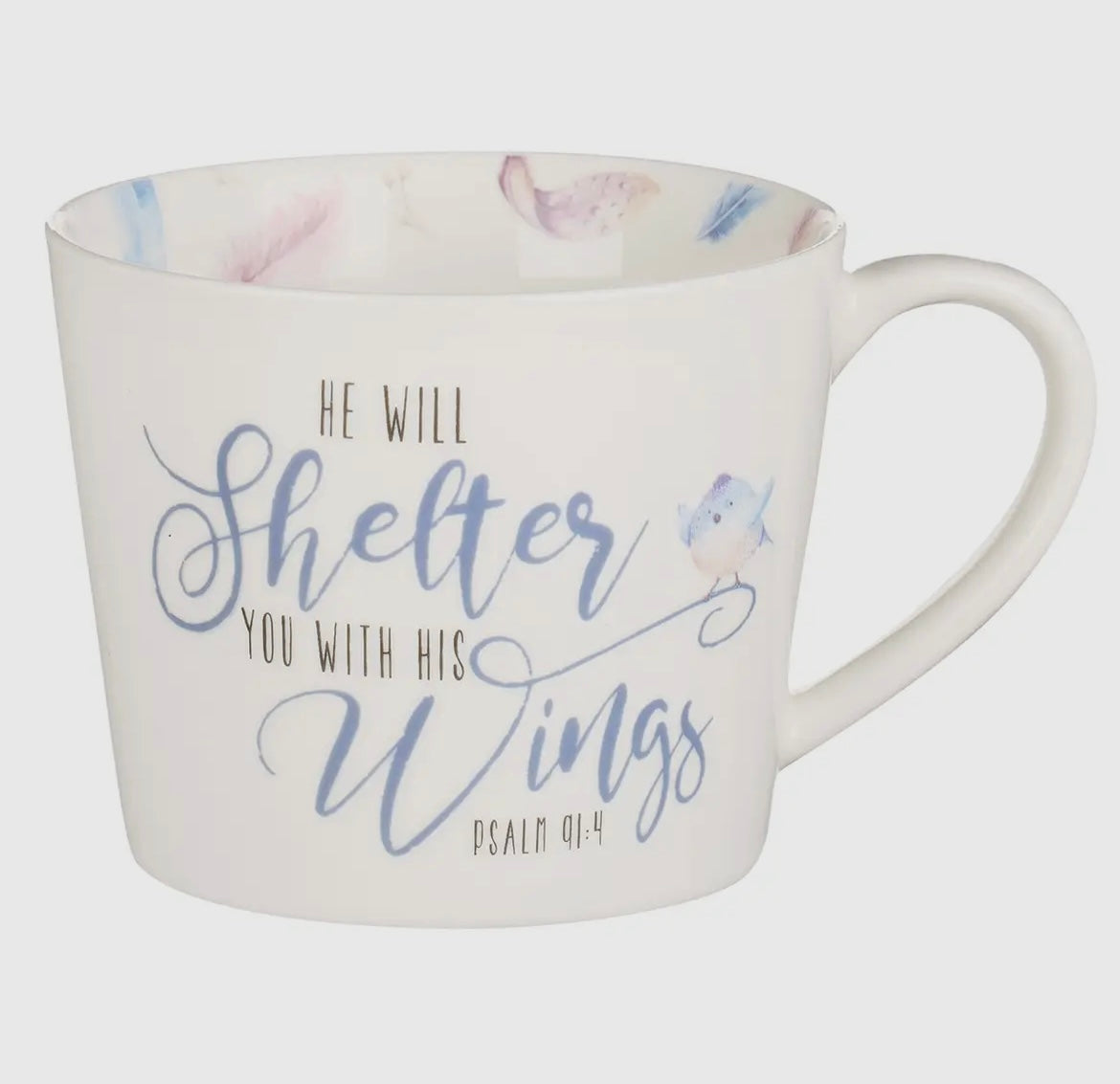 He Will Shelter You With His Wings Mug
