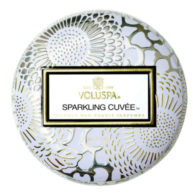 Voluspa Sparkling Cuvée Mini Tin Candle