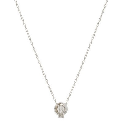 MB - Fay Silver Knott Pendant Necklace