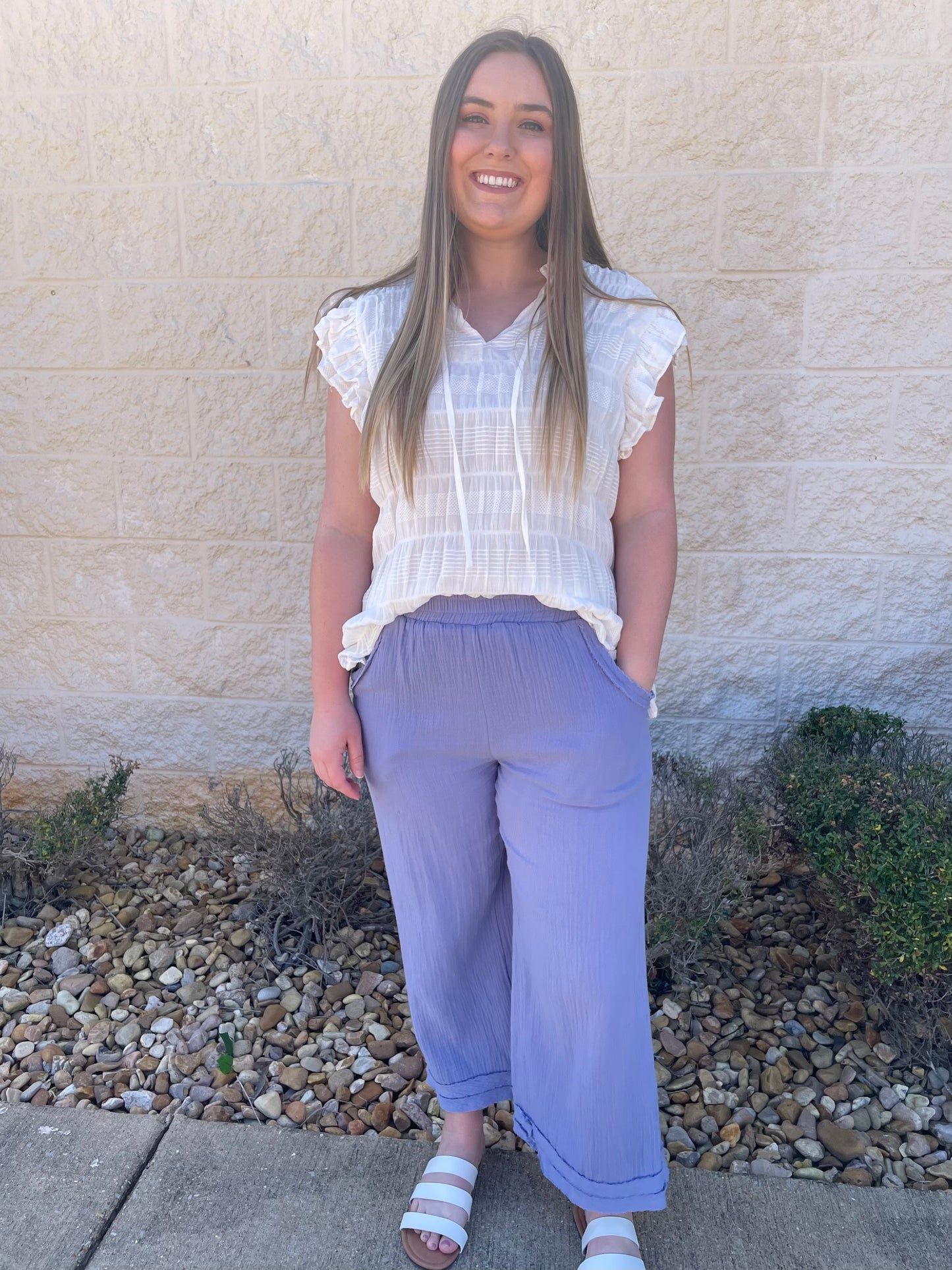 Easy Going Lavender Pants