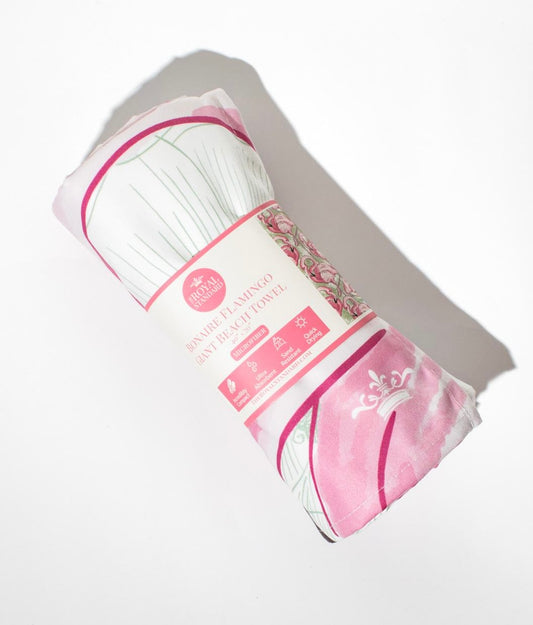 Bonaire Flamingo Royal Standard Giant Beach Towel