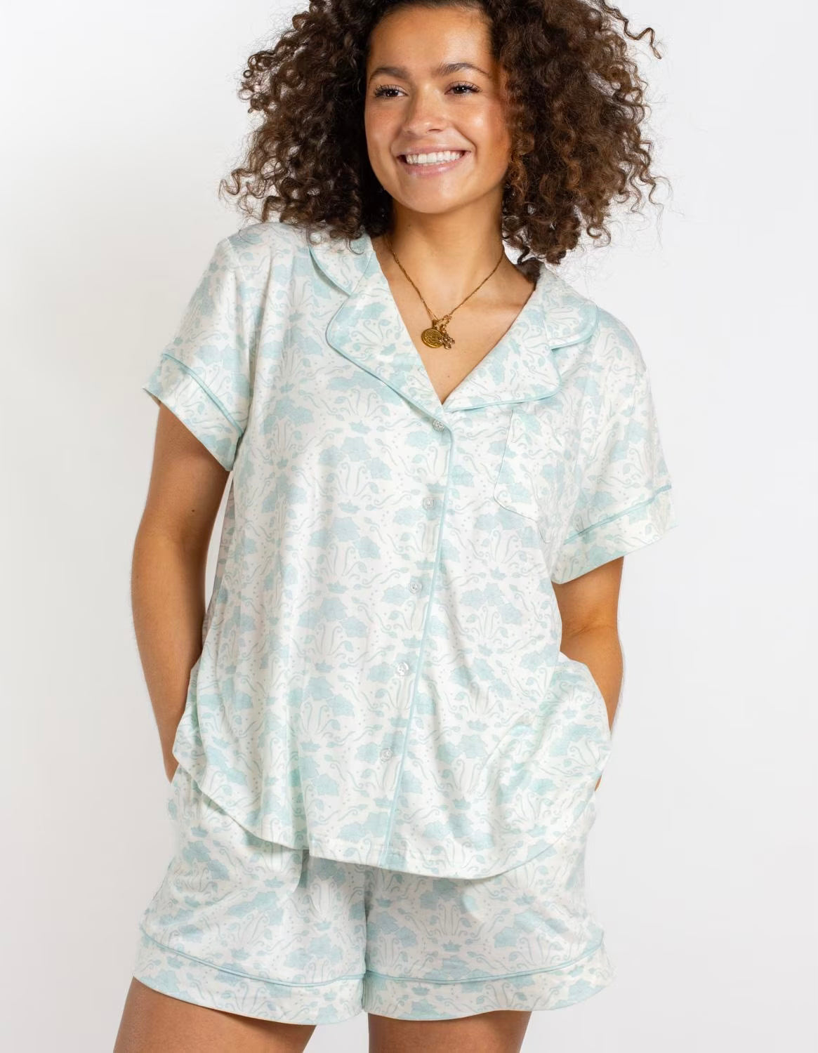 Royal Turnbridge Short Sleeve Pajama Top