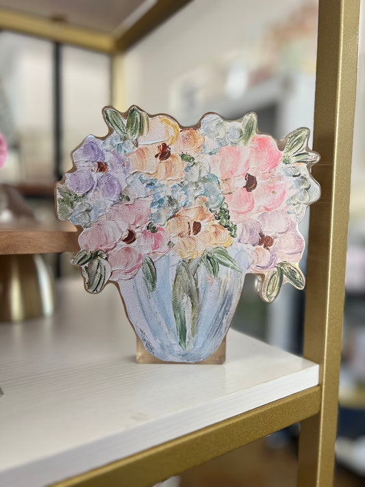 BB Fulton Pastel Floral Acrylic