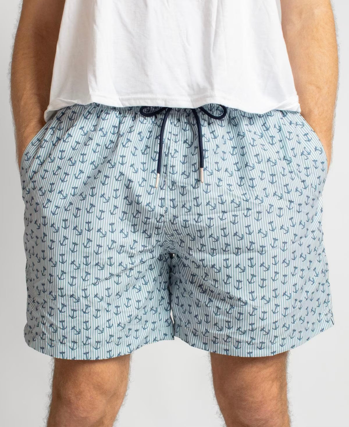 Crown & Anchor Swim Trunks