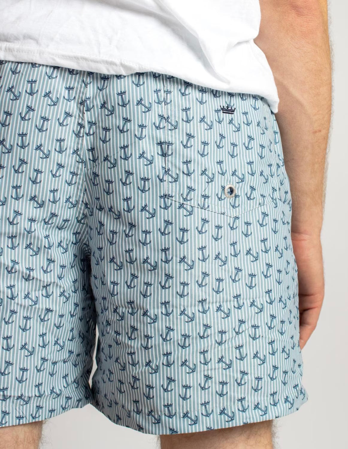 Crown & Anchor Swim Trunks