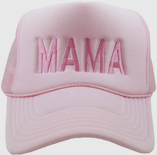 Light Pink Mama Trucker Hat