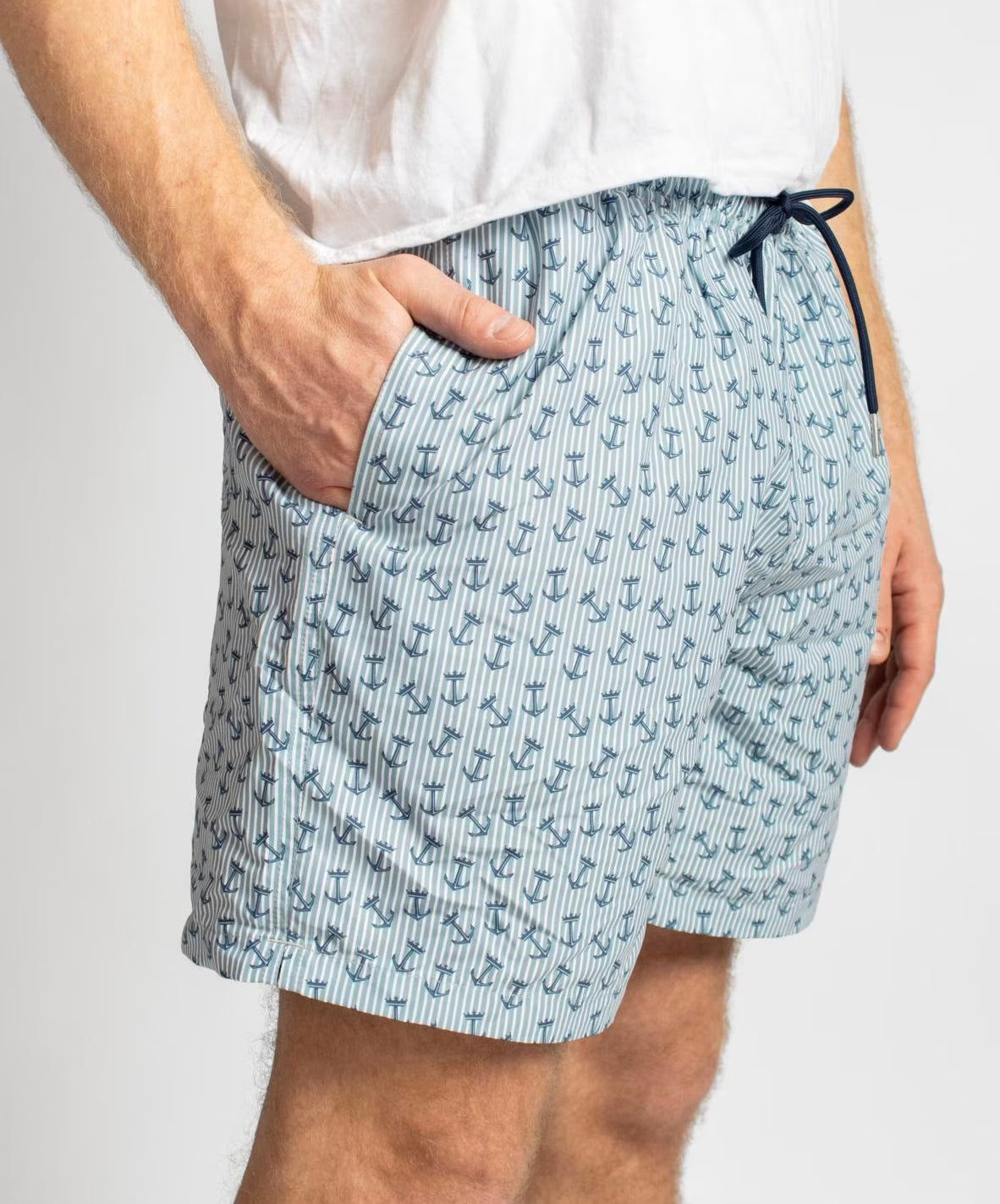 Crown & Anchor Swim Trunks