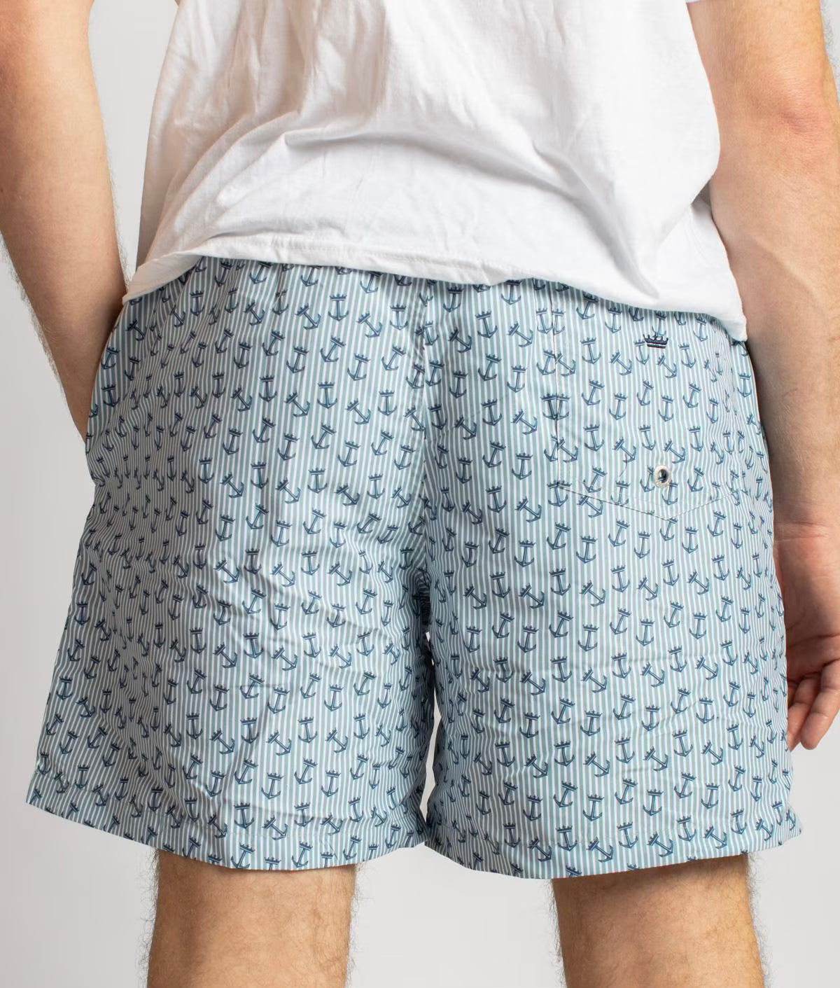 Crown & Anchor Swim Trunks