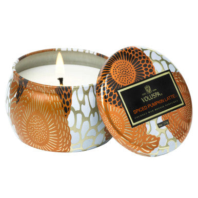 Voluspa Spiced Pumpkin Latte Mini Tin Candle