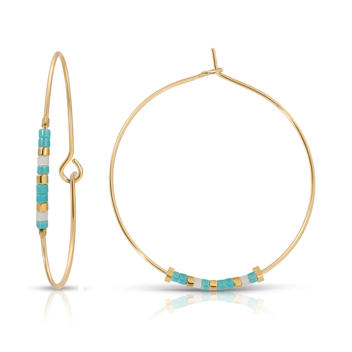 Mama Dot & Dash Hoop Earrings