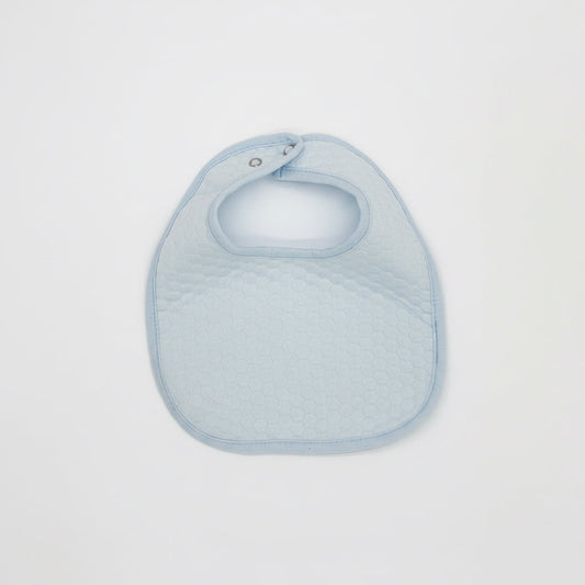 Blue Quilted Cotton Bib