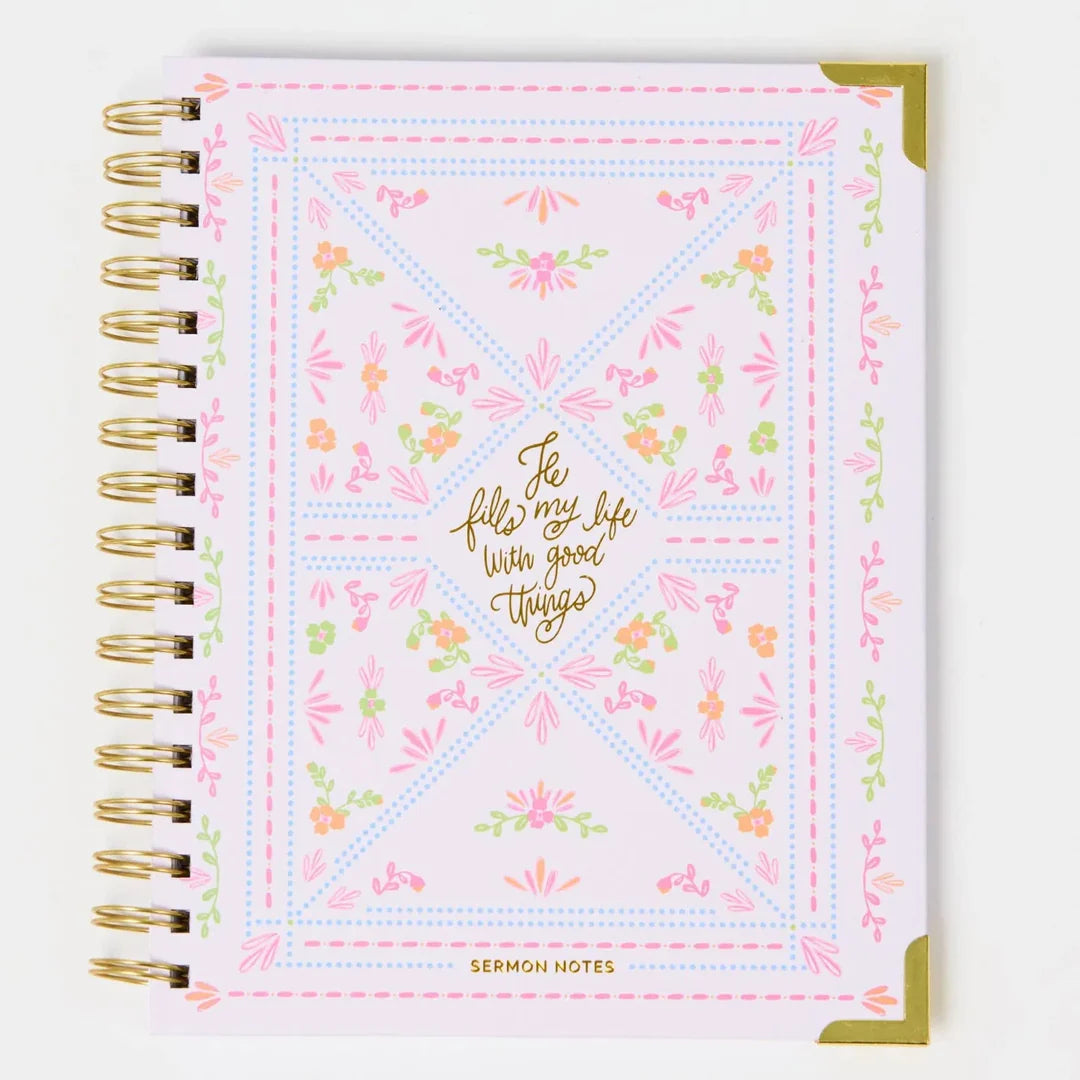 He Fills My Life Sermon Notes Notebook