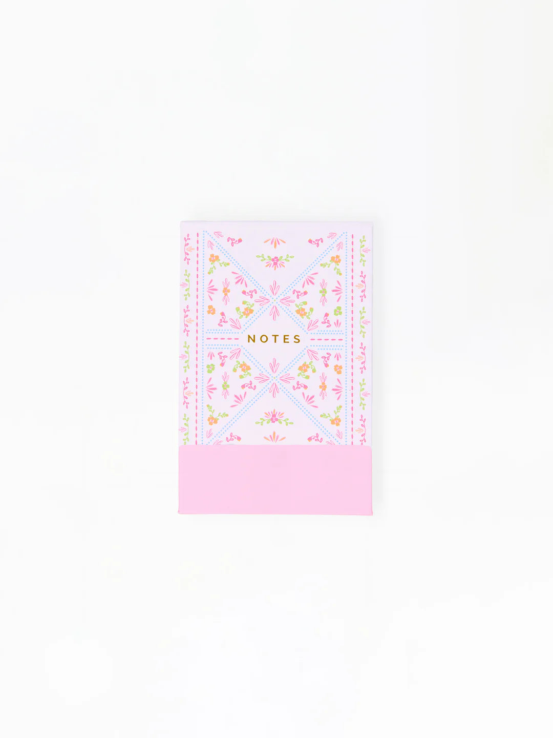 Floral Stitch Flip Notepad