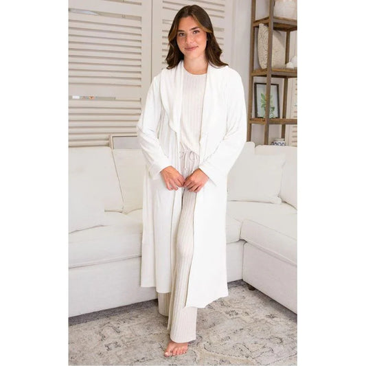 Classic Harbin Robe - Soft White