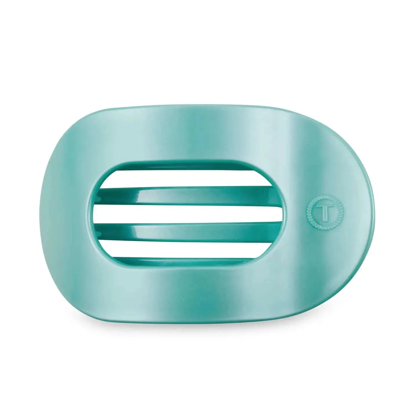 Teleties Flat Round Hair | Large | Totally Turquoise