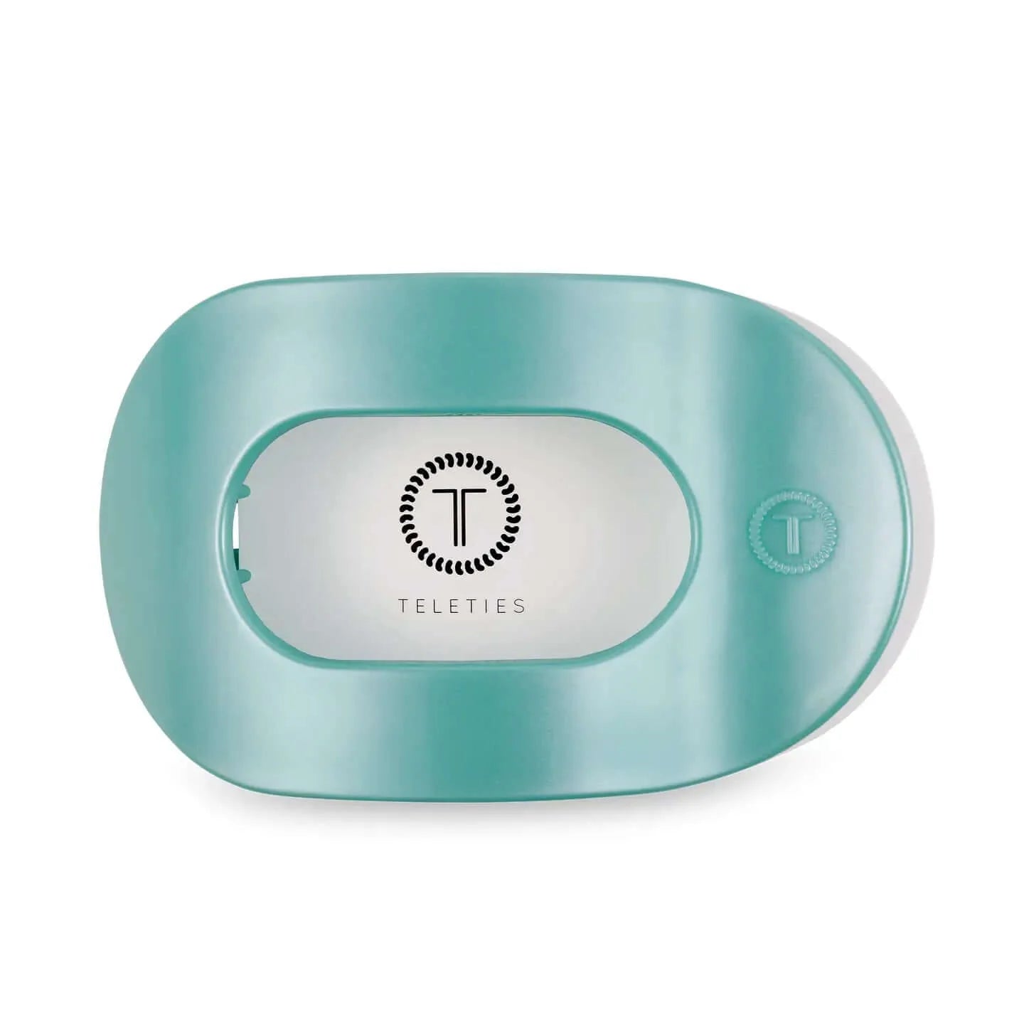 Teleties Flat Round Hair | Small | Totally Turquoise