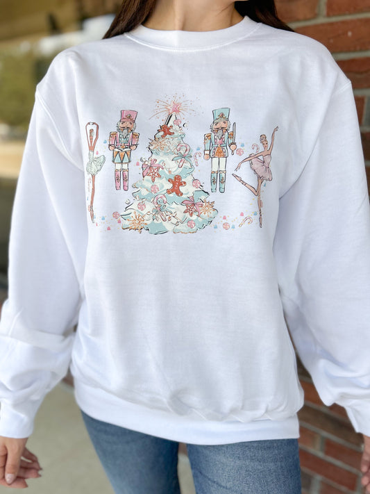 Adult Christmas Nutcracker Sweatshirt
