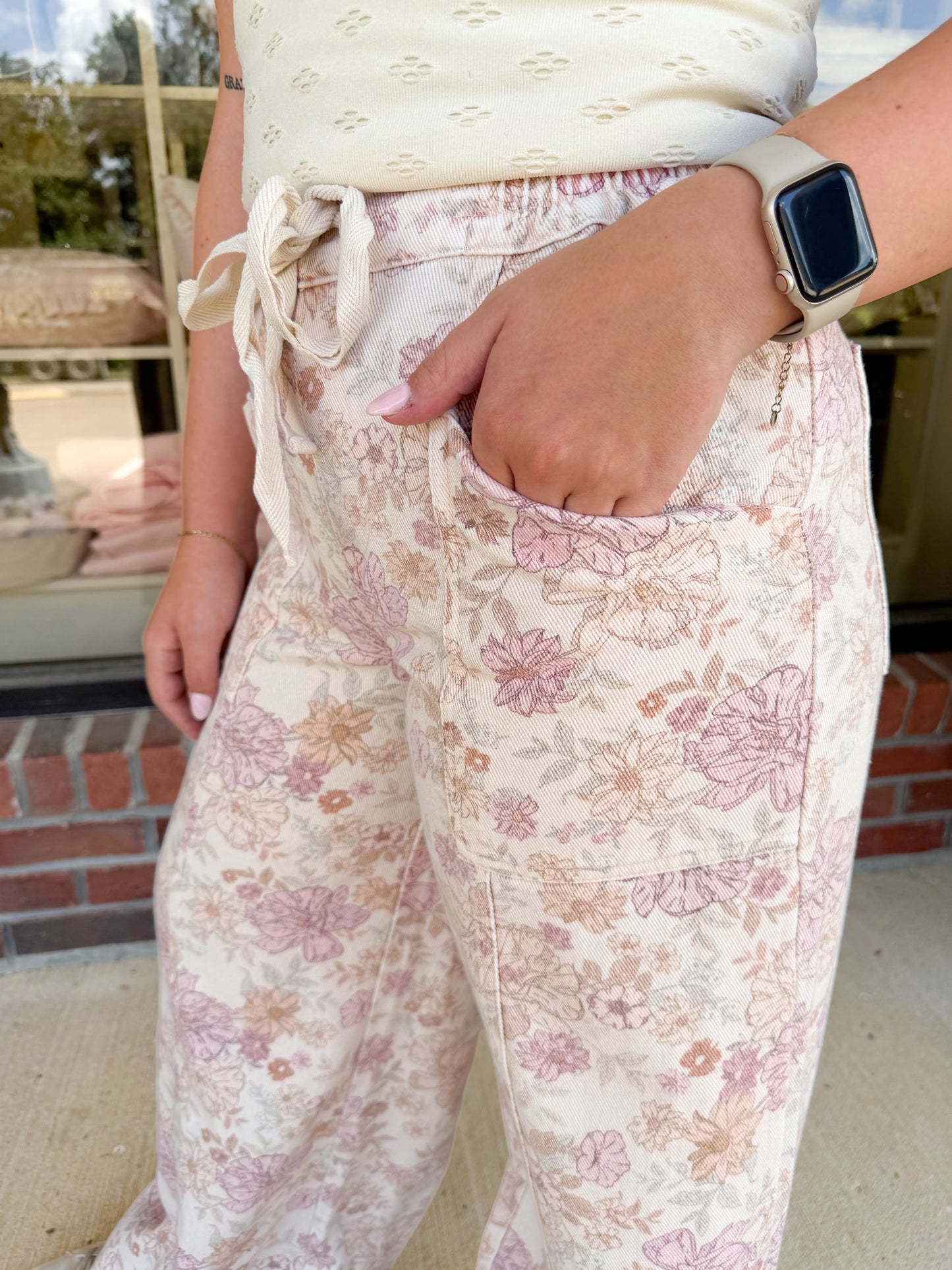 Eleanor Floral Wide Leg Pants