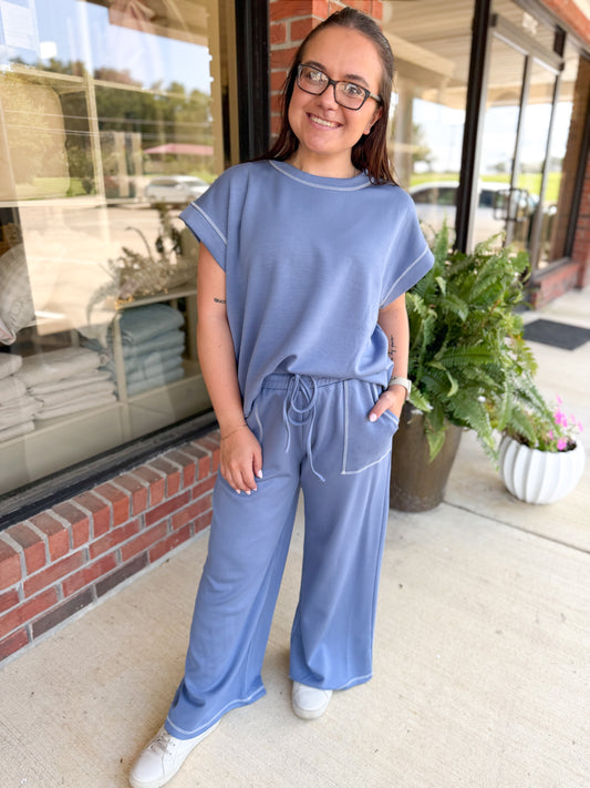 Lena Blue Scuba Set