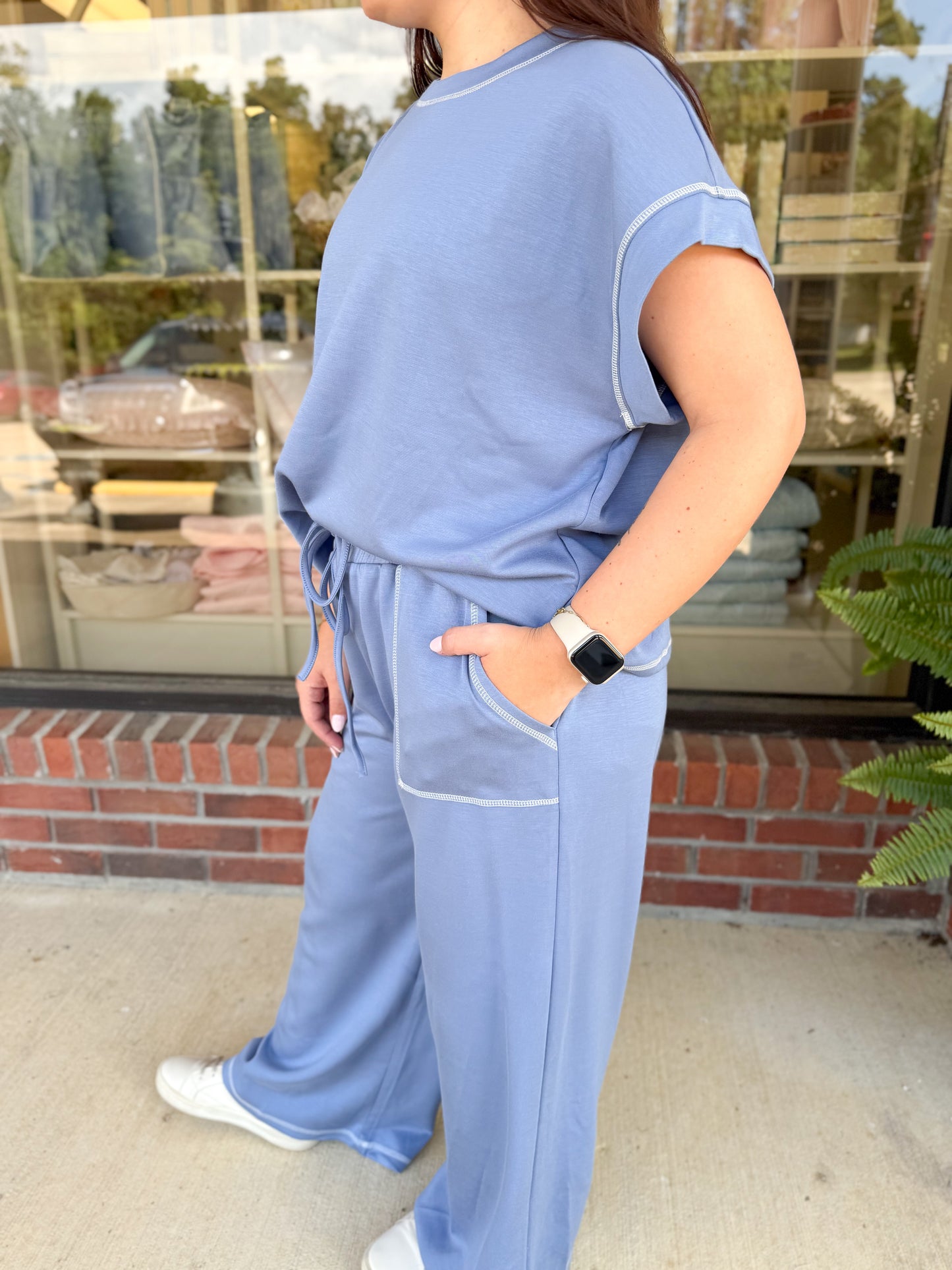 Lena Blue Scuba Set