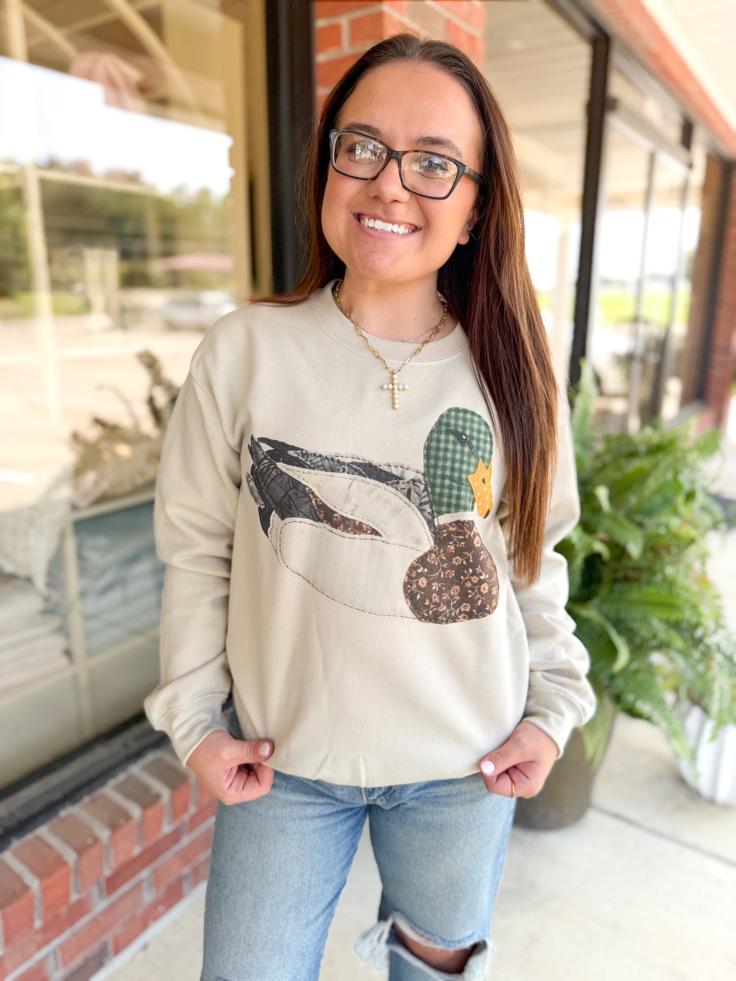 Patchwork Mallard Sweatshirt
