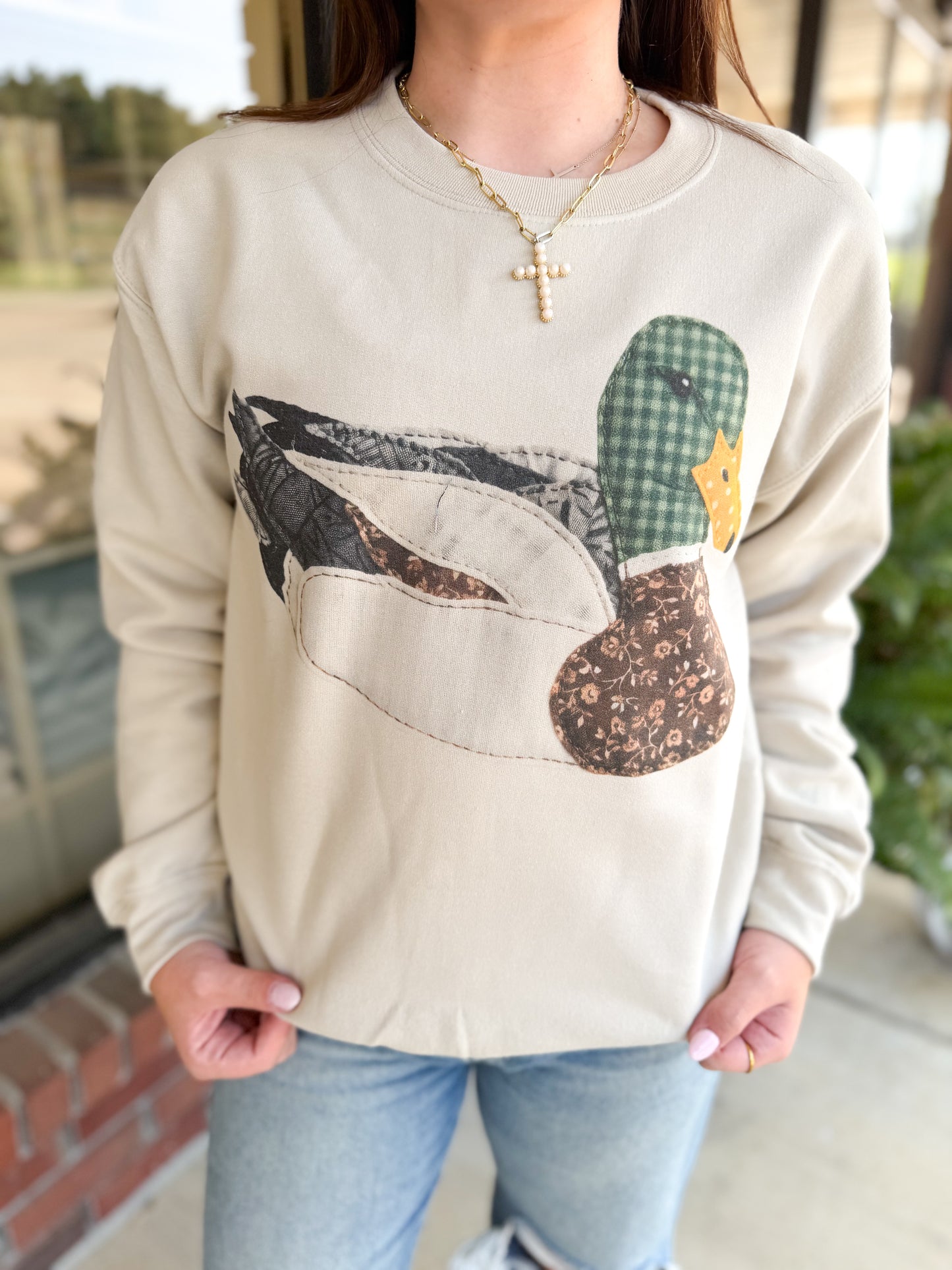 Patchwork Mallard Sweatshirt
