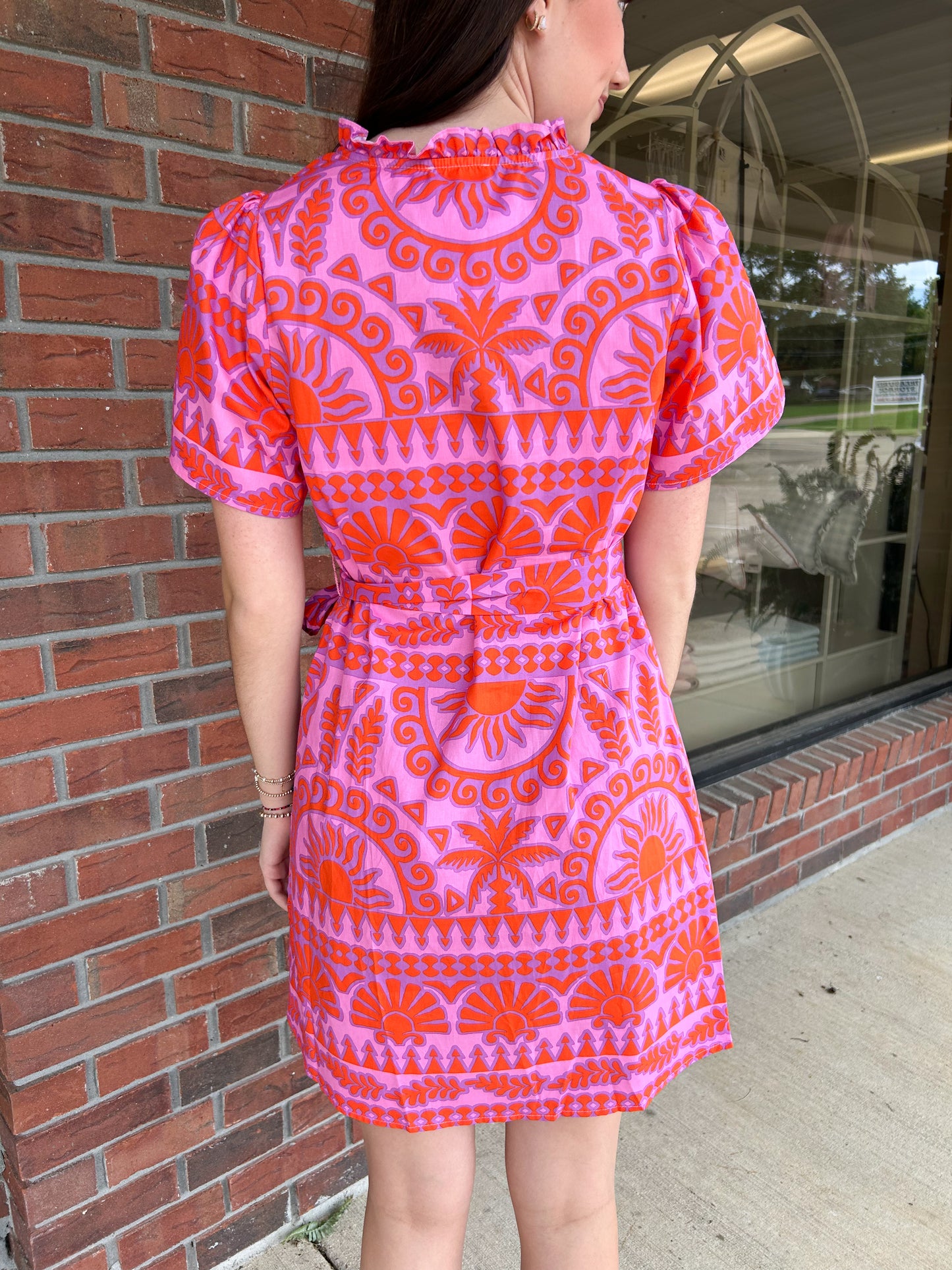 Tarie Tropical Ema Shift Mini Dress