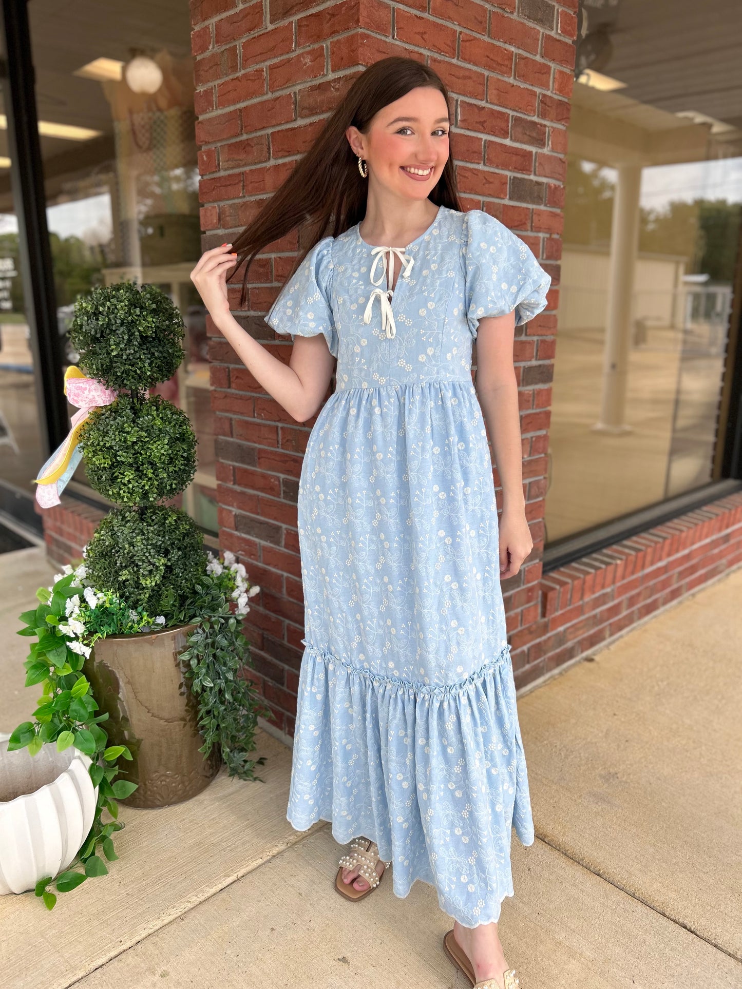 Finely Floral Maxi Dress