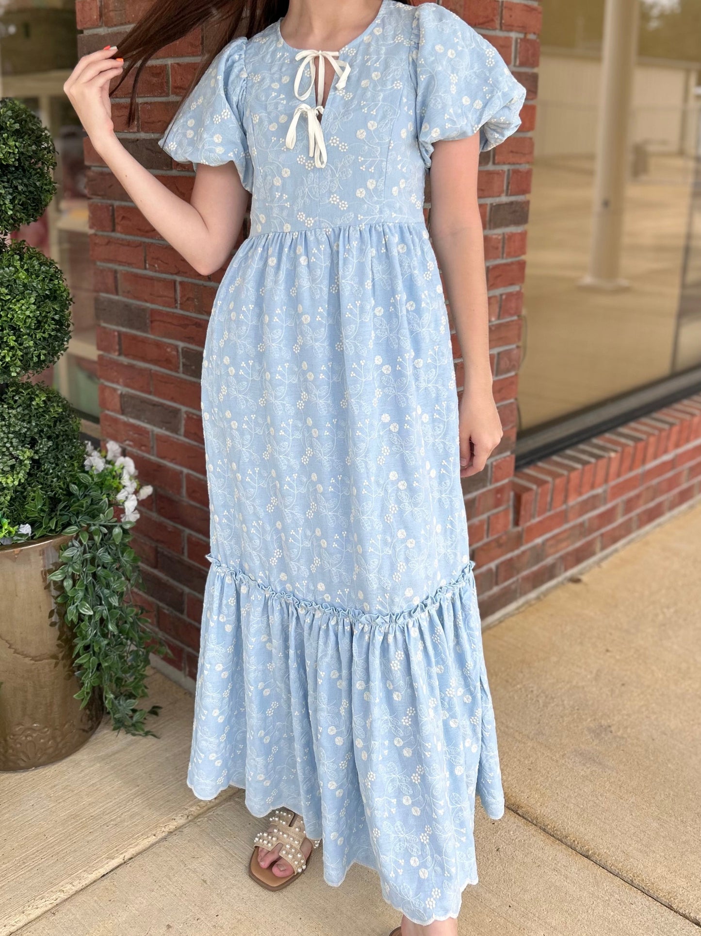 Finely Floral Maxi Dress