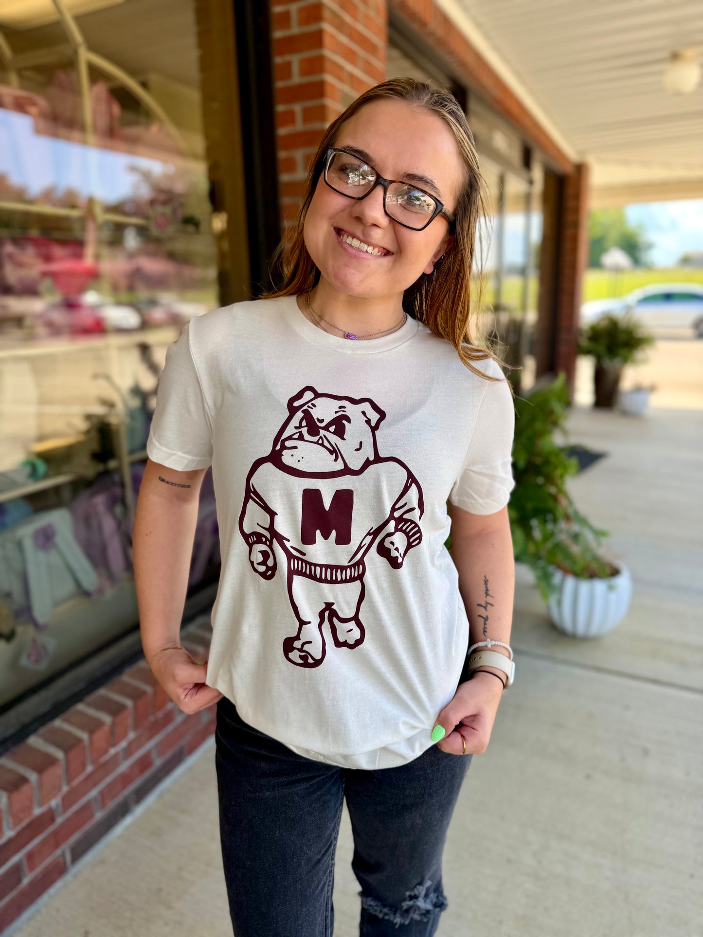 Vintage M Bulldog Tee