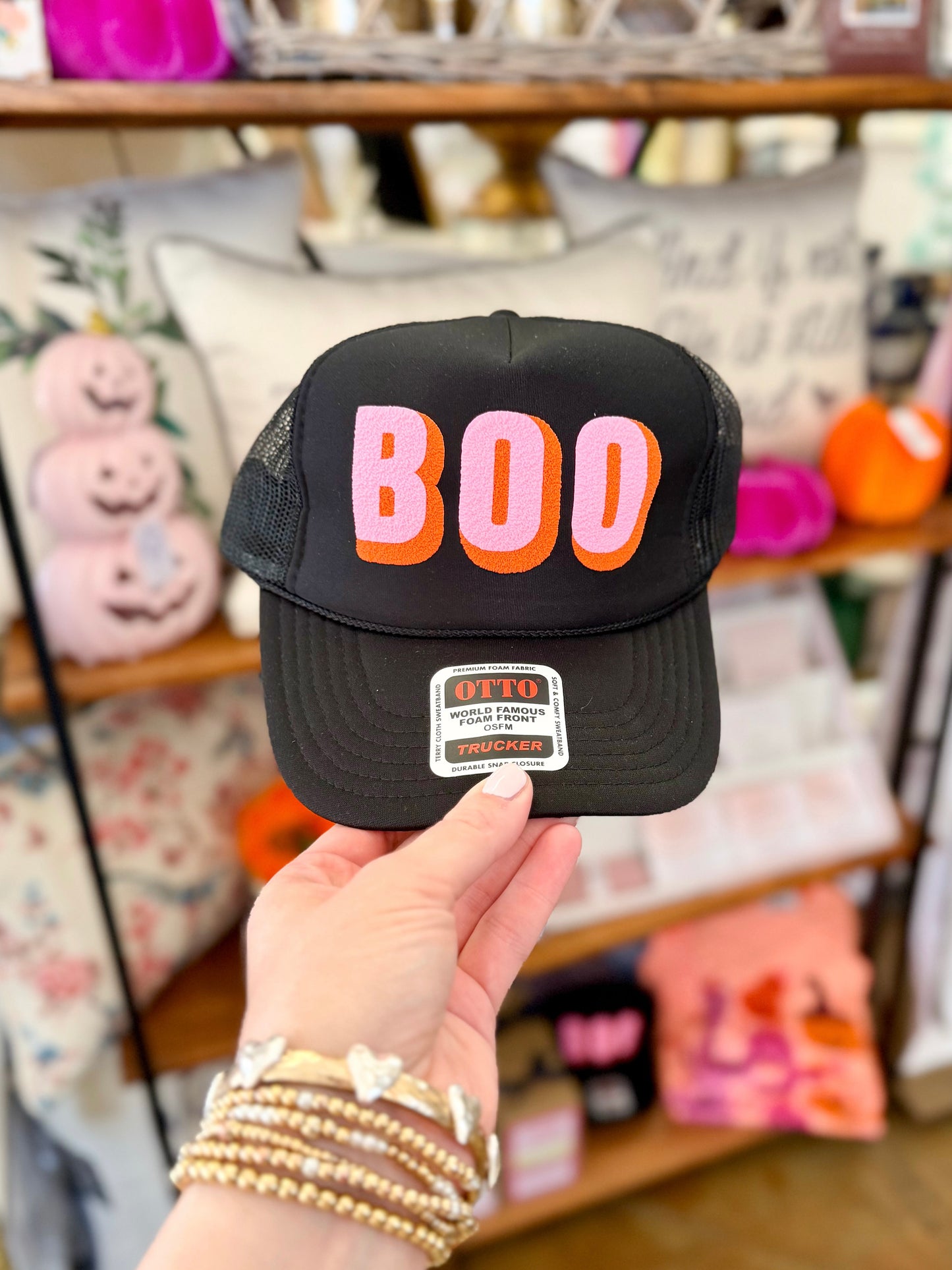 BOO Double Puff Trucker Hat
