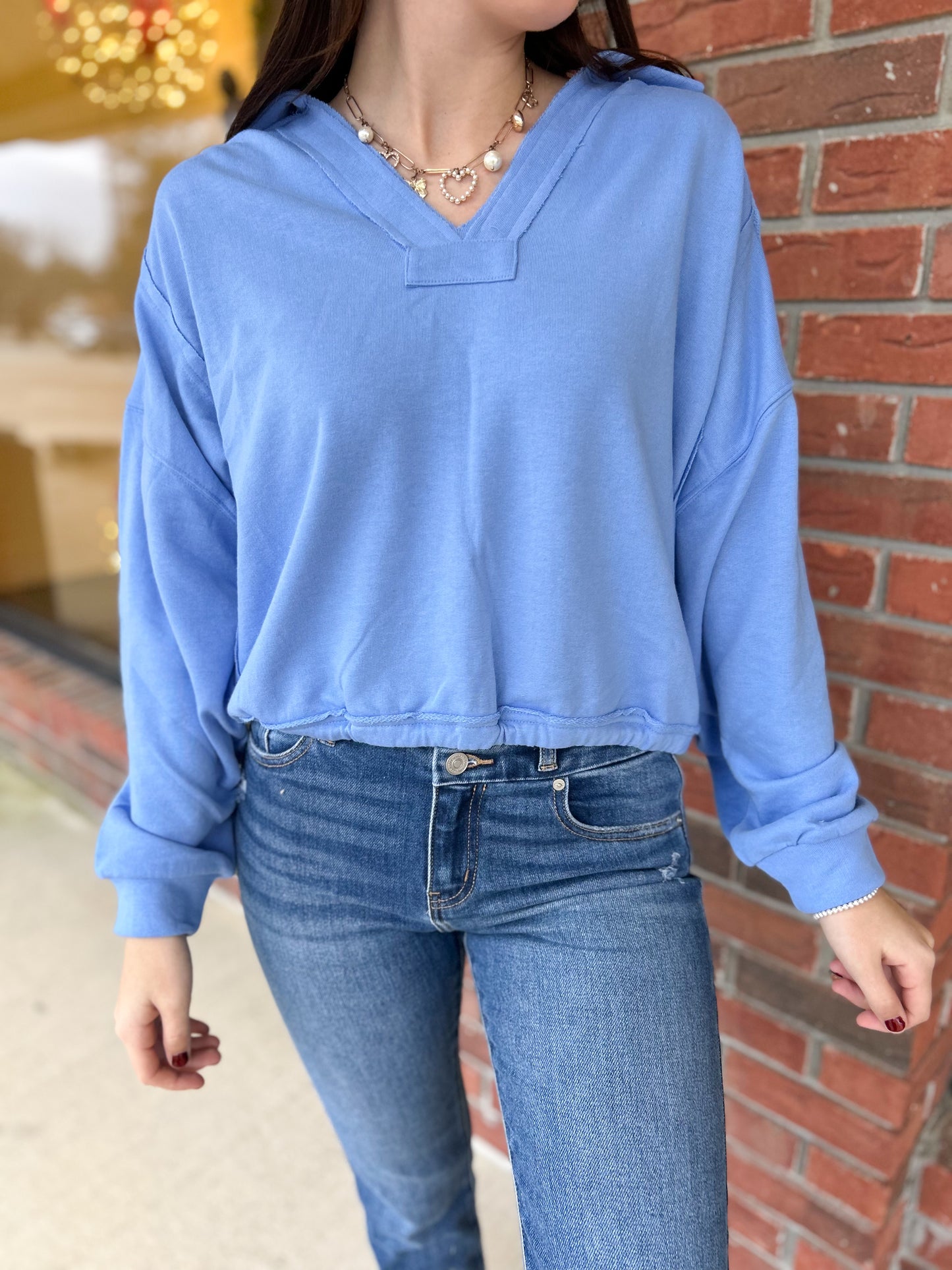 Zenana French Terry Collared Pullover (Multiple Colors Available)